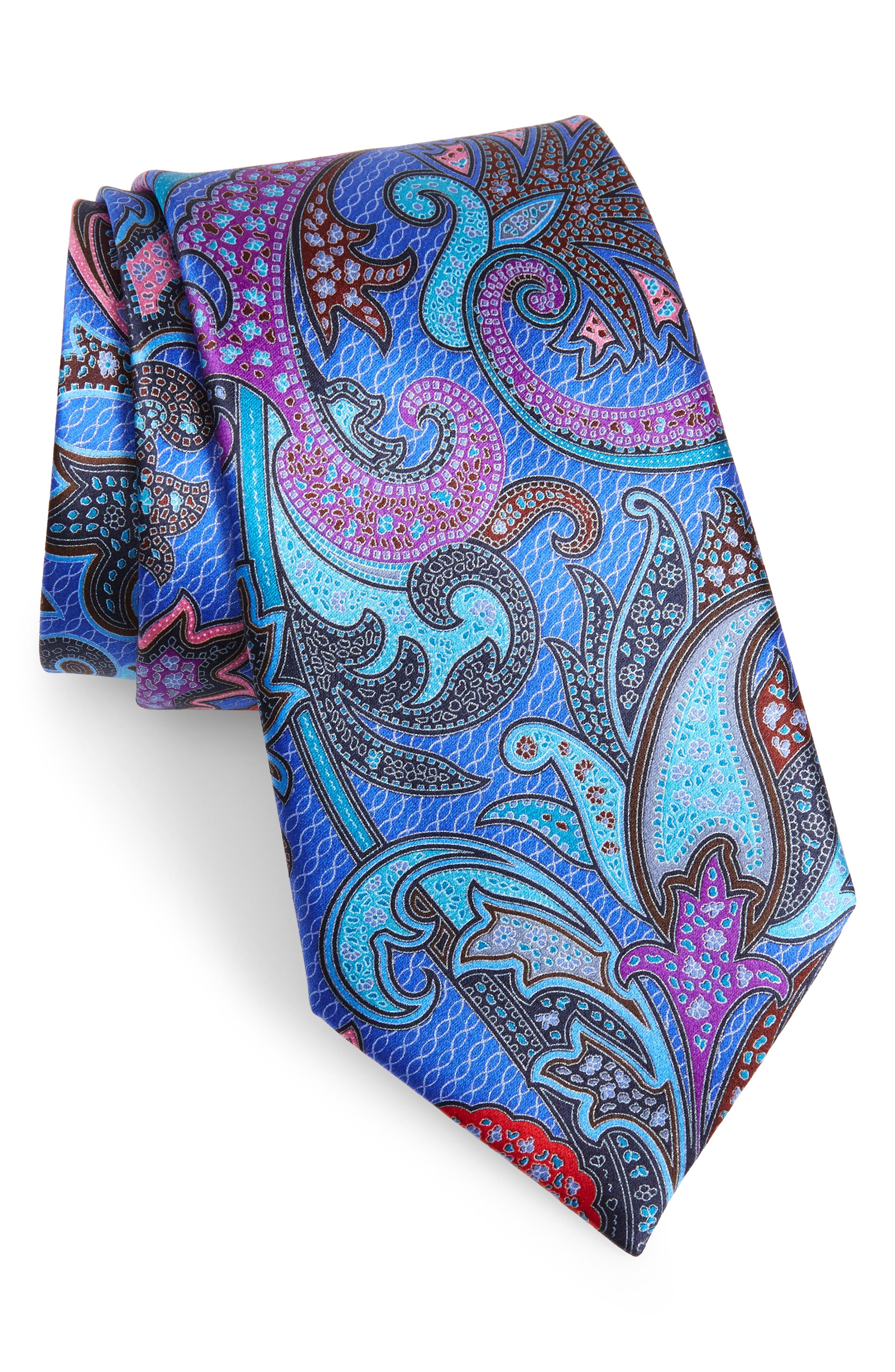 ZEGNA Ermenegildo Zegna Quindici Paisley Silk Tie (Men) | Nordstrom