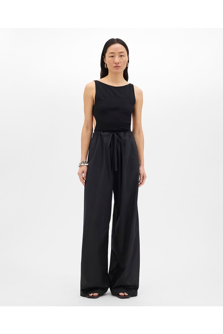 Voile Drawcord Pant, Main, color, Black