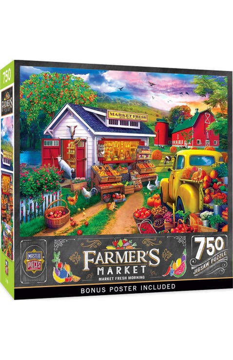 Market Fresh Morning 750 Piece Puzzle