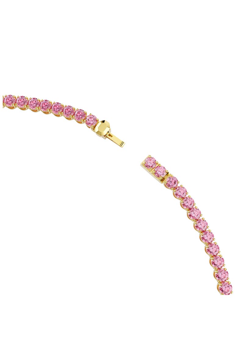 Matrix Tennis Necklace, Alternate, color, PINK