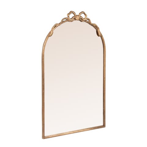 Arched Mirror with Decorative Bow