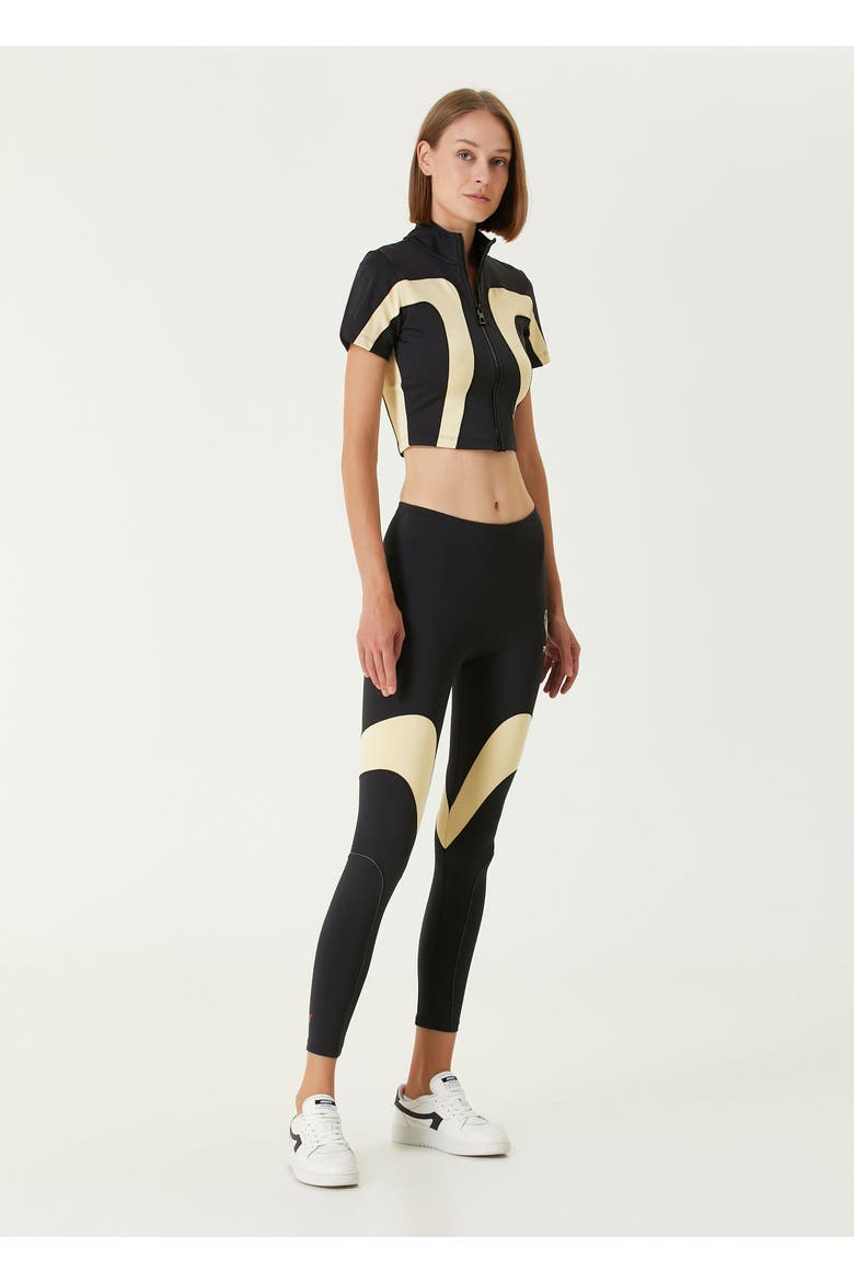 Boomerang Zip Up Top, Alternate, color, Black
