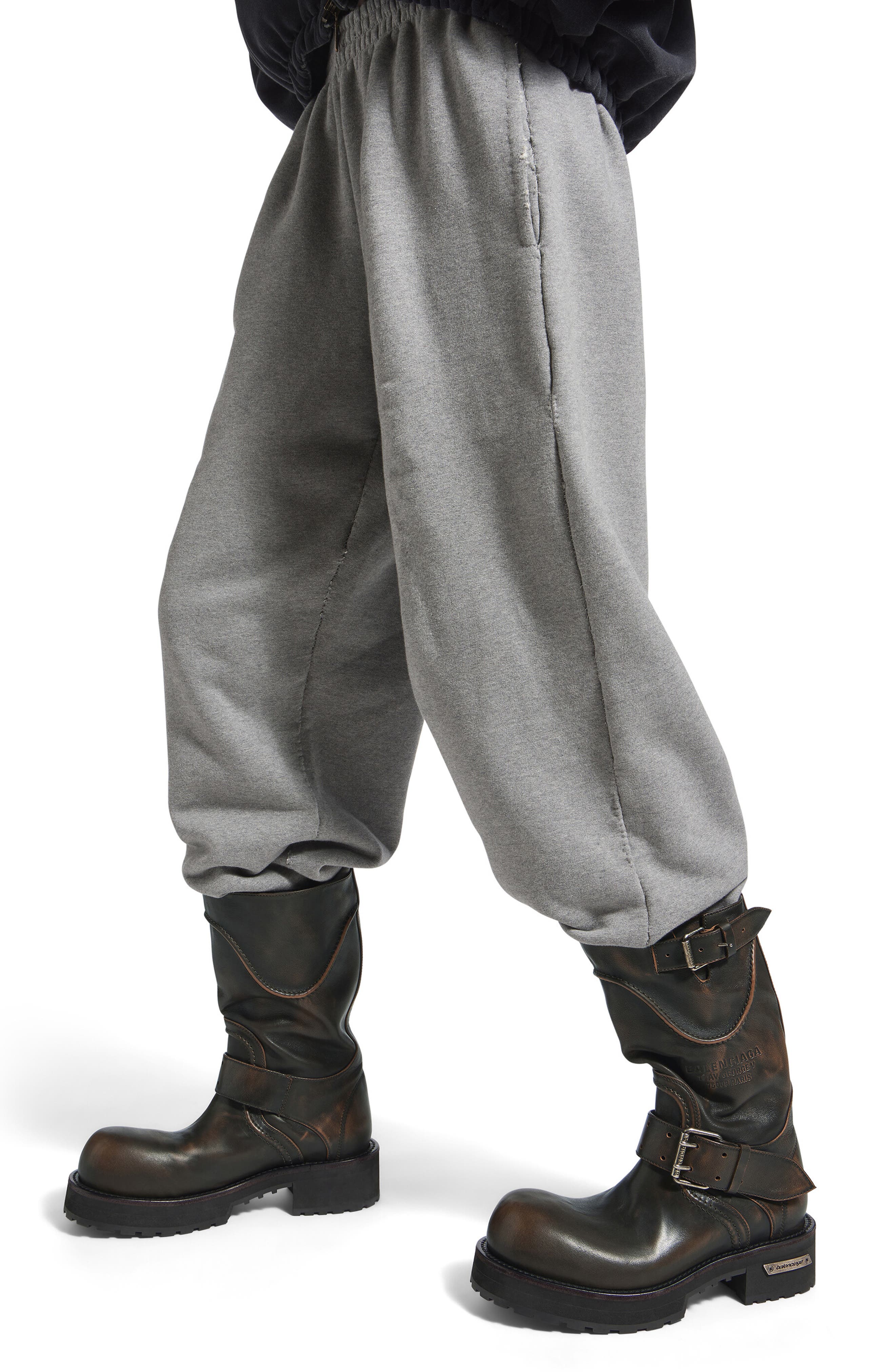 Balenciaga Venom Boot, Alternate, color, Brown/ Silver