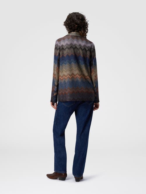 Missoni Chevron-pattern Blazer In Multi