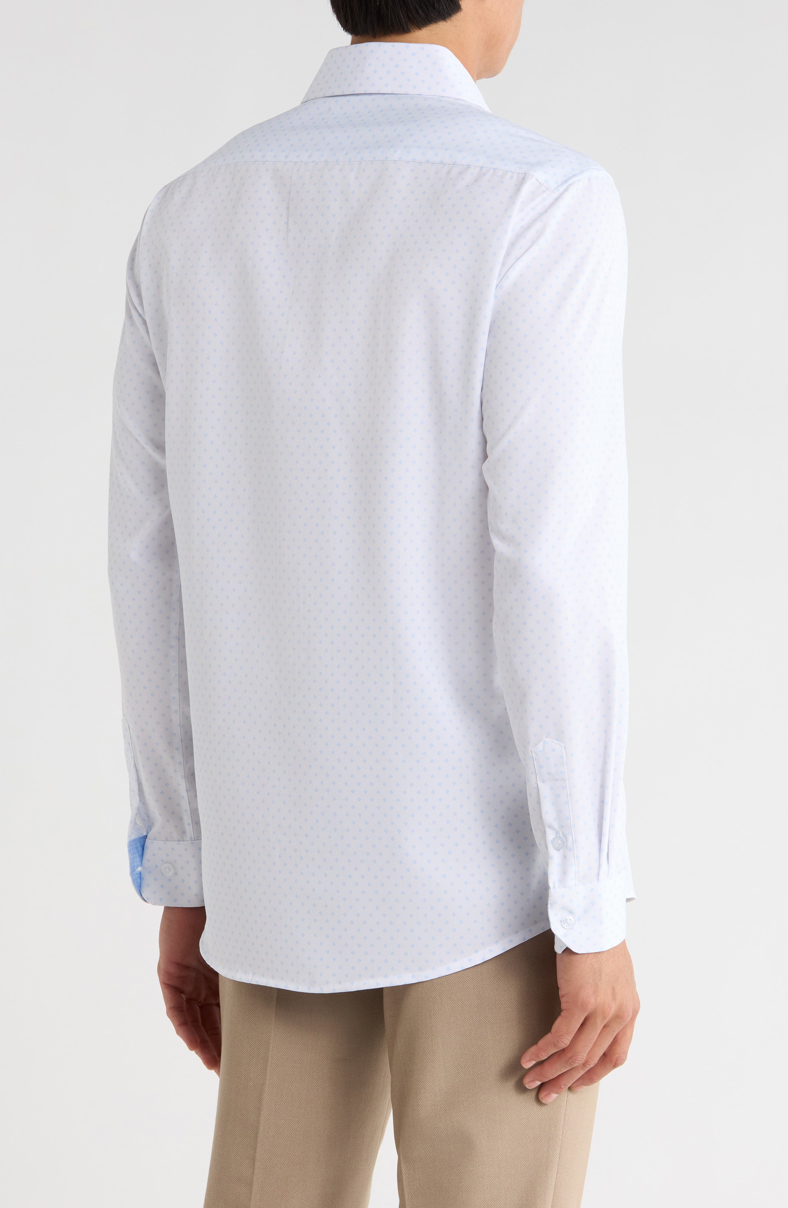 Slim Fit 4-Way Stretch Performance Dress Shirt - image 2
