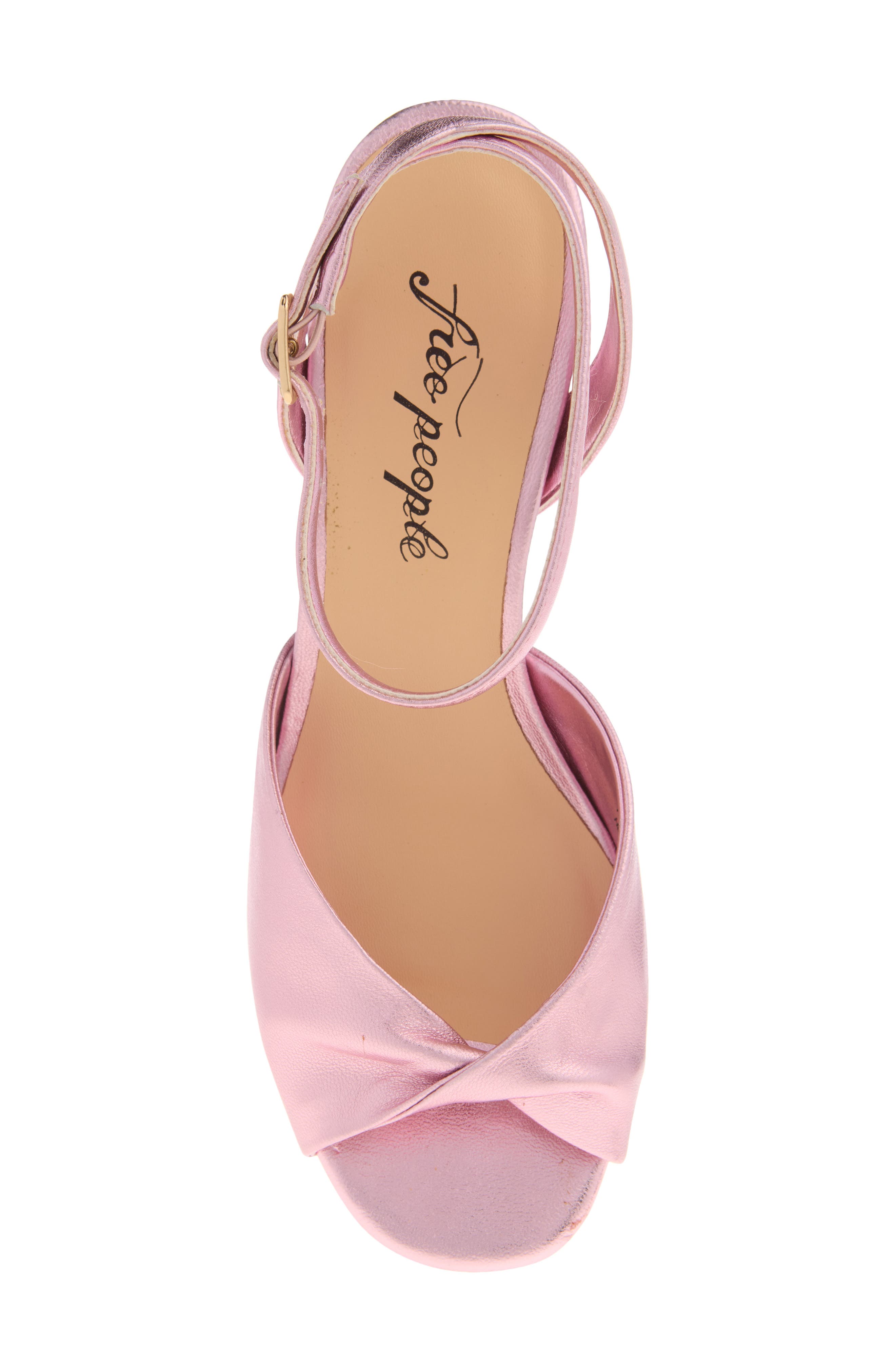 Gisele Twisted Sandal, Alternate, color, PINK