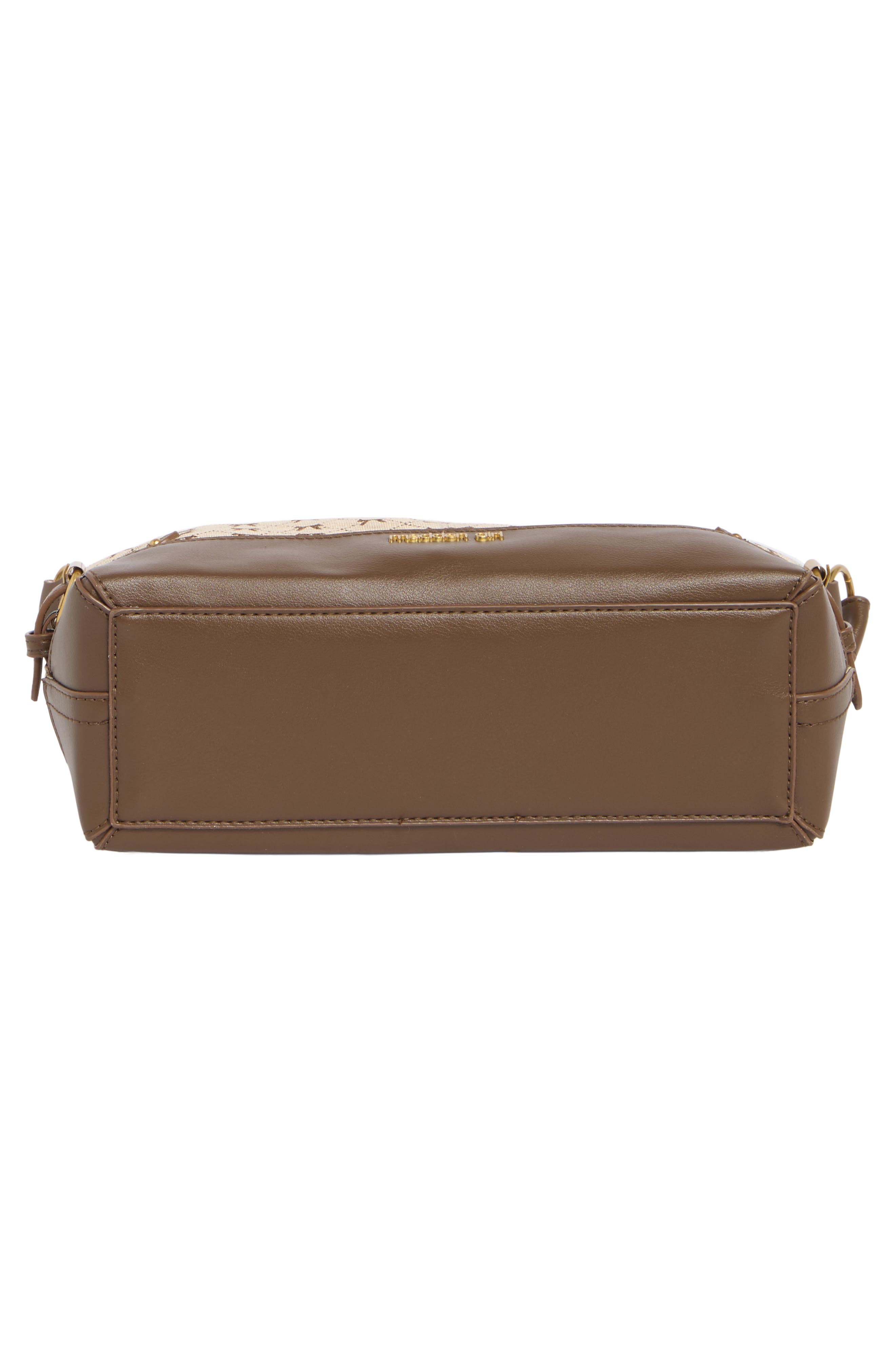 Jacquard Shoulder Bag, Alternate, color, BROWN BOW