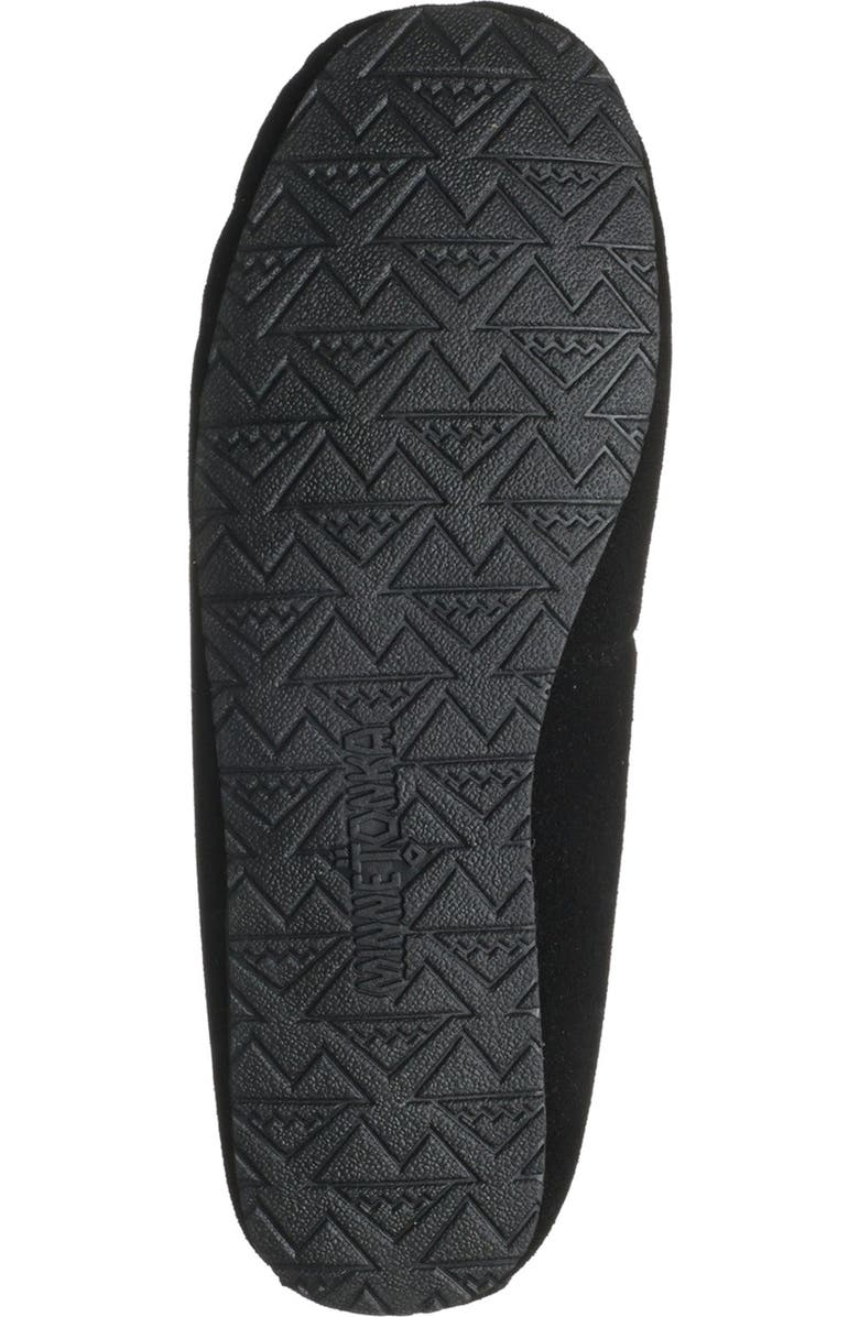 Minnetonka Comfy Faux Fur Moccasin, Alternate, color,