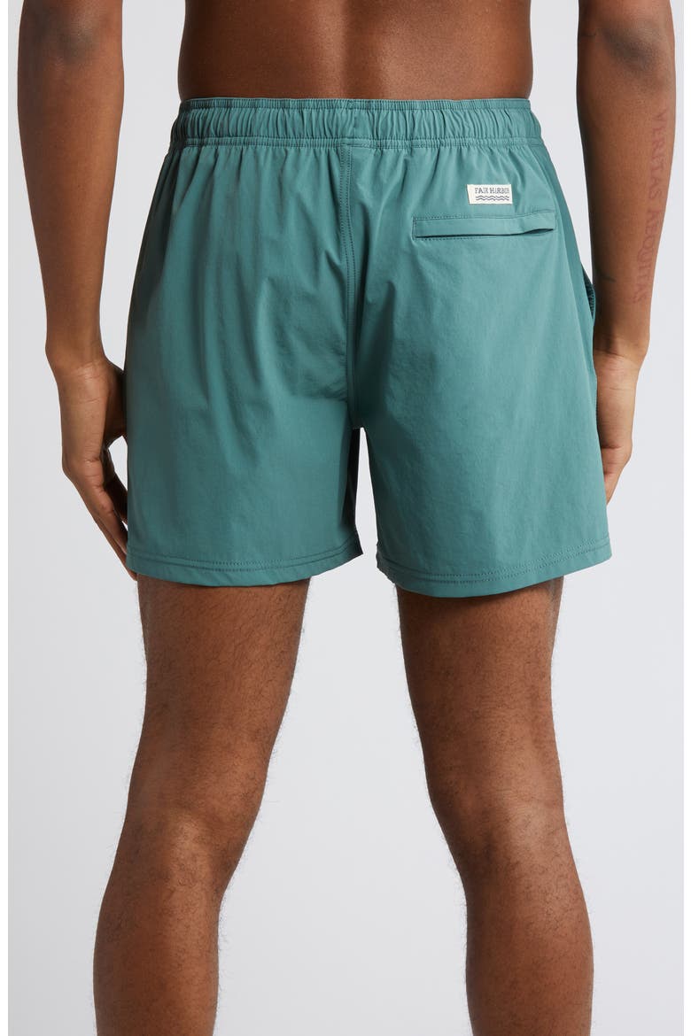 The Bungalow Water Repellent Swim Trunks, Alternate, color, SEAPINE