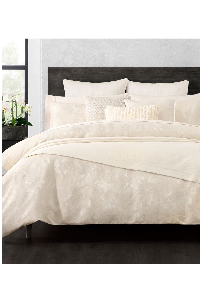 Illusion Jacquard Sham, Alternate, color, IVORY