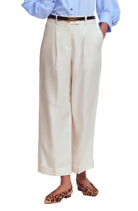 Chiswick Crop Linen Pants