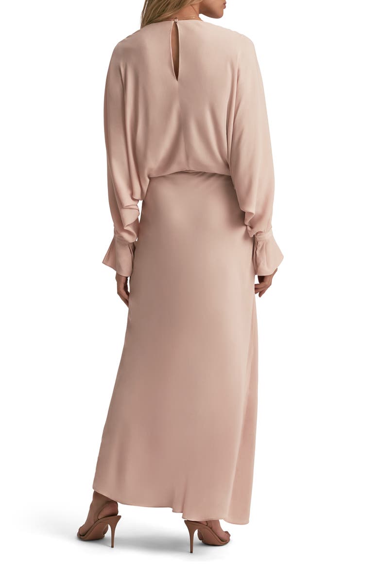 Making Me Blush Long Sleeve Maxi Dress, Alternate, color, BLUSH