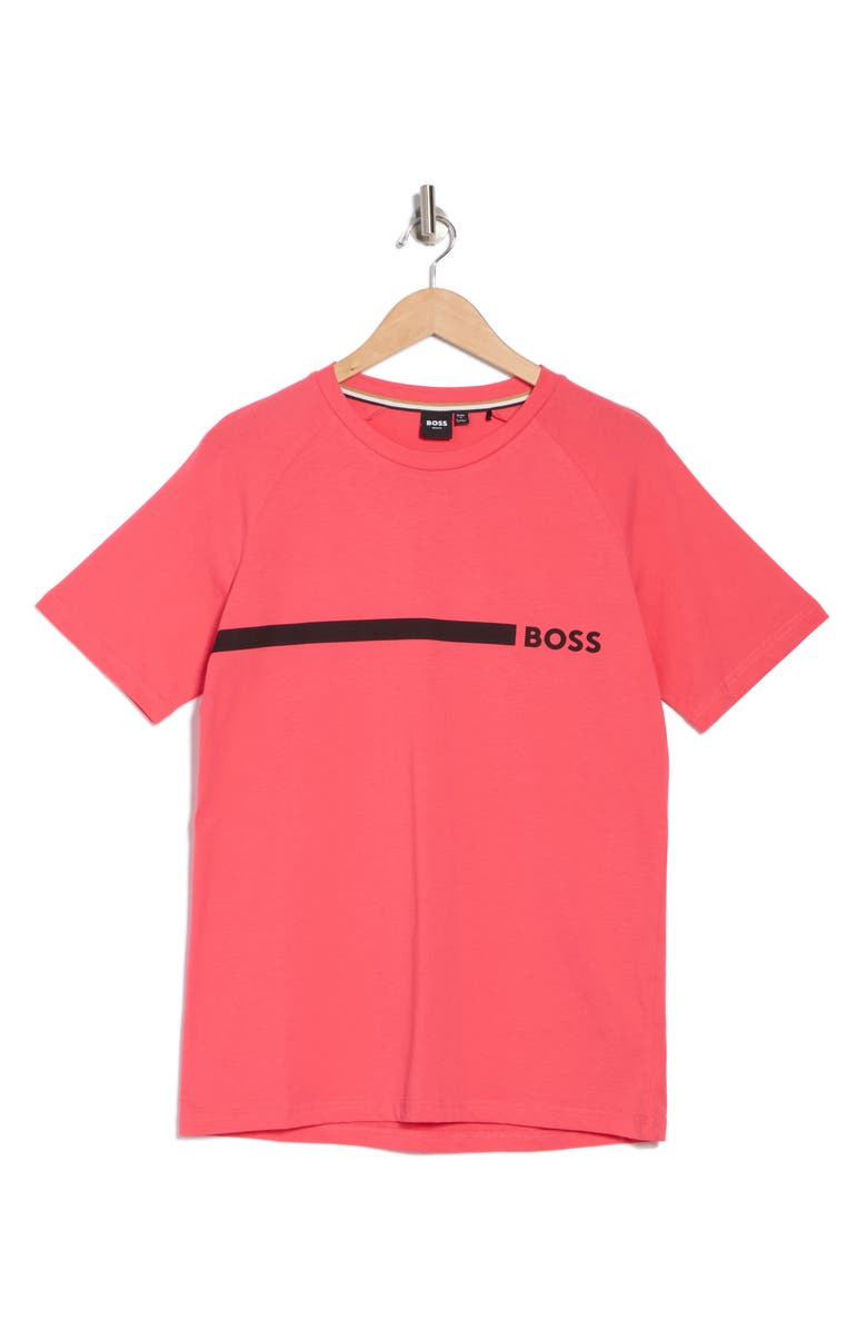 BOSS Slim Fit Cotton Graphic T-Shirt, Alternate, color, 