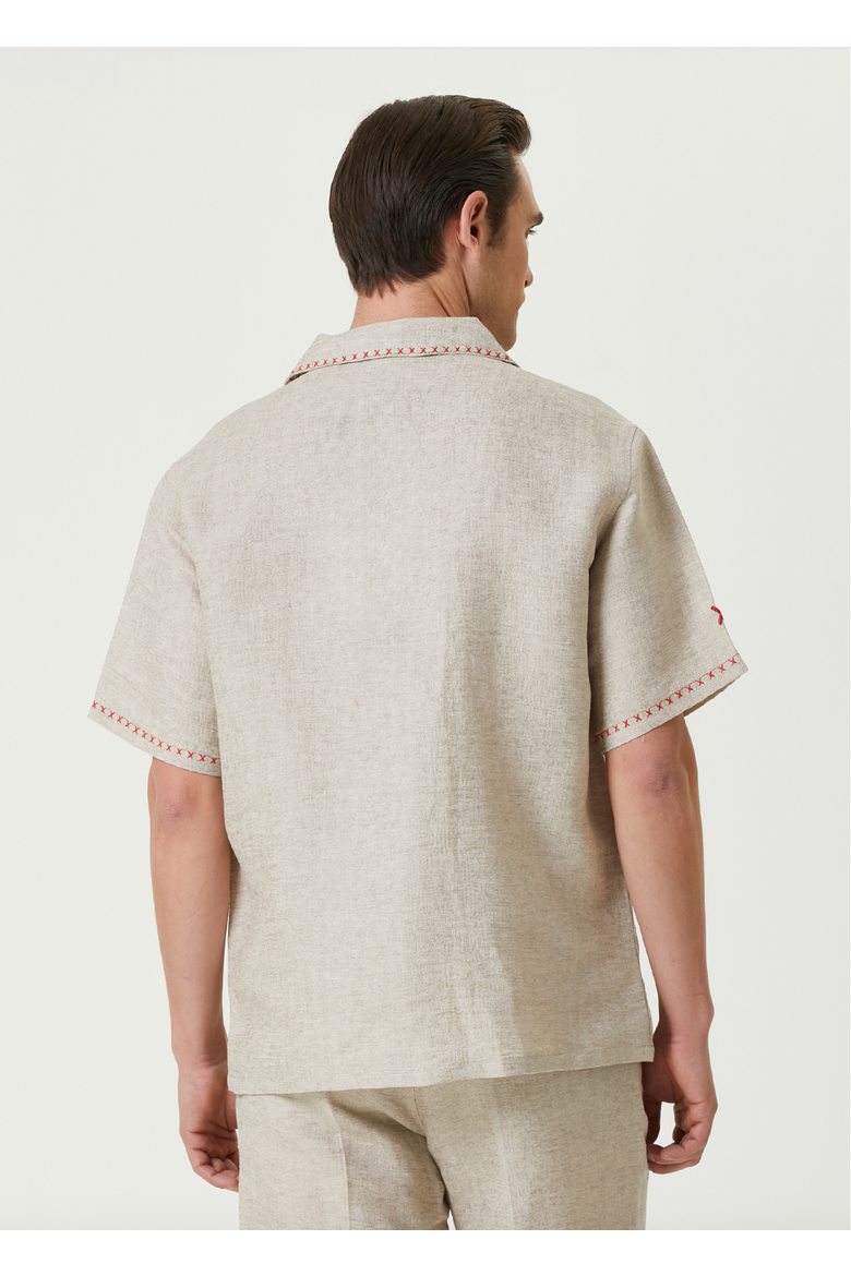 Linen Blend Free Heaven Linen Shirt, Alternate, color, beige