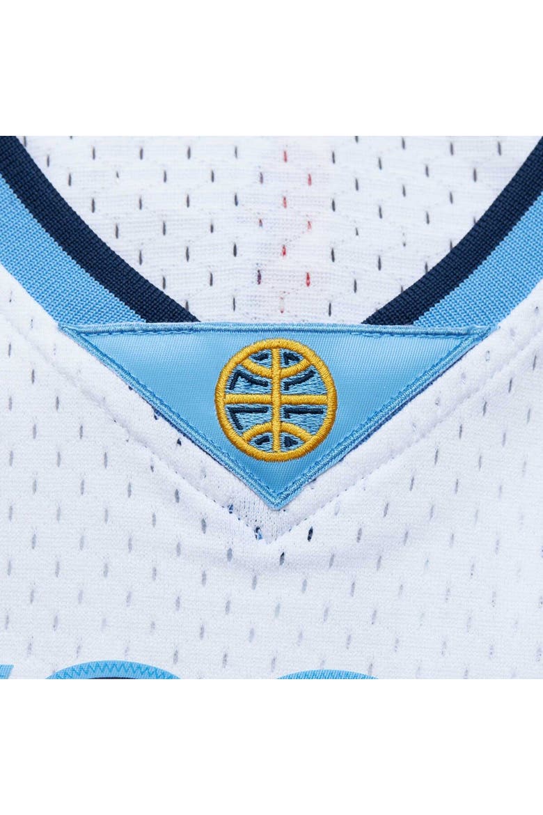 Men's Mitchell & Ness Nikola Jokic White Denver Nuggets 2016/17 Throwback Swingman Jersey, Alternate, color, White
