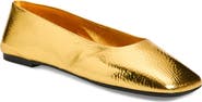 Jeffrey Campbell Listos Square Toe Flat