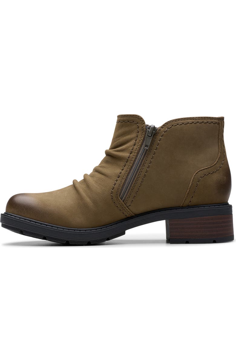 Clarks<sup>®</sup> Hearth Clara Ankle Boot, Alternate, color, Slate Nubuck
