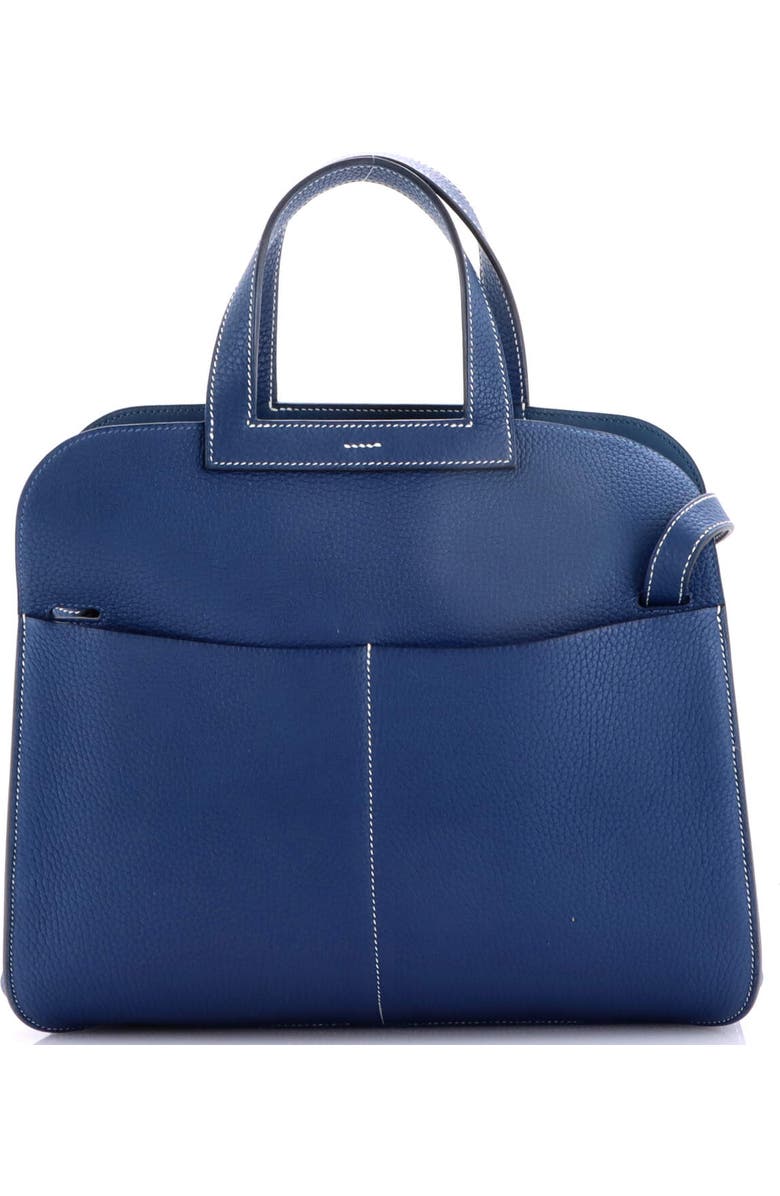 Pre-Owned Hermes Halzan Bag Clemence 31, Alternate, color, Deep Blue
