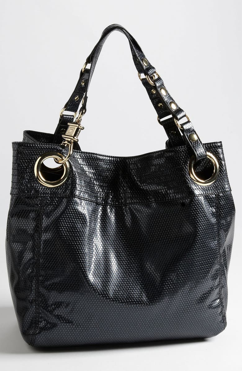 STEVEN by Steve Madden 'Candy Coated' Snake Embossed Tote, Main, color,