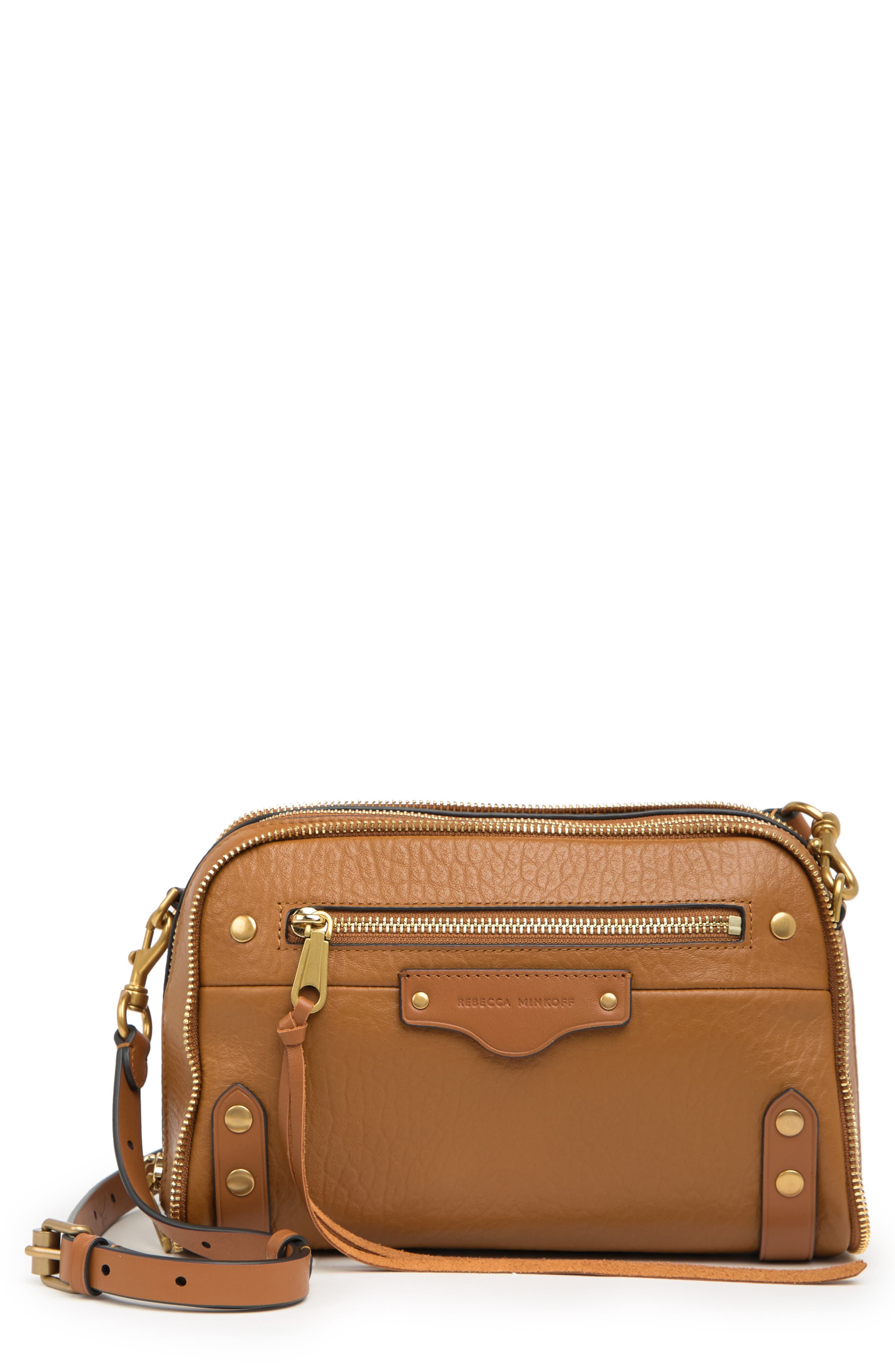 Rebecca Minkoff Leather Crossbody Bag, Main, color, 