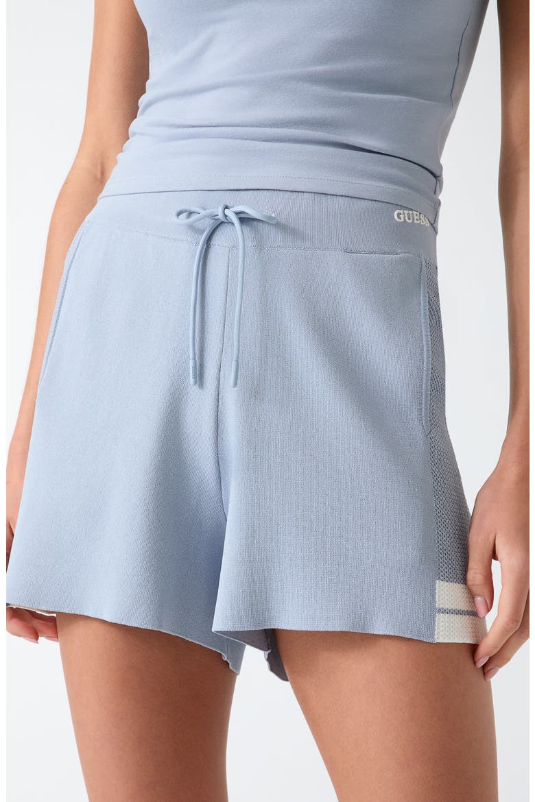Gabry Cutoff Shorts, Alternate, color, OPEN BLUE
