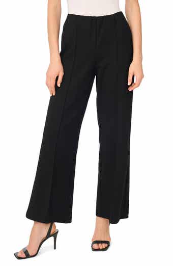 Seam Front Ponte Wide Leg Pants