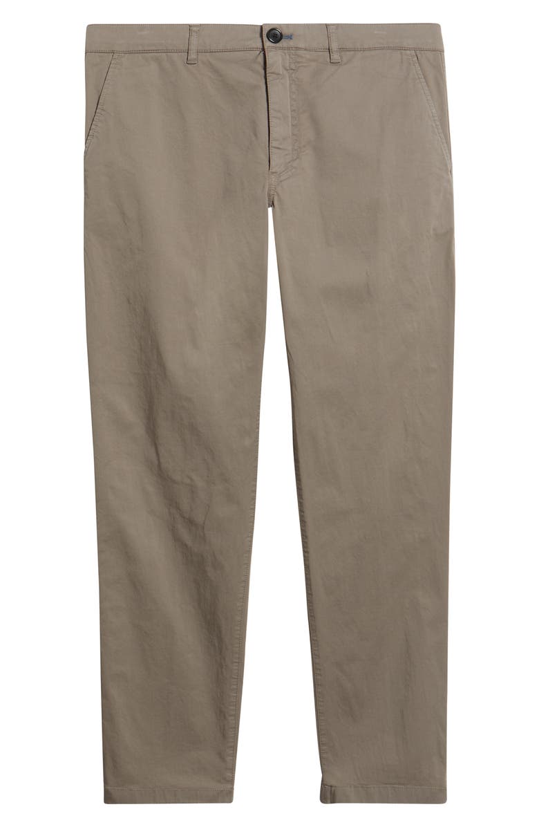 PS Paul Smith Tapered Stretch Organic Cotton Chinos, Alternate, color, Taupe