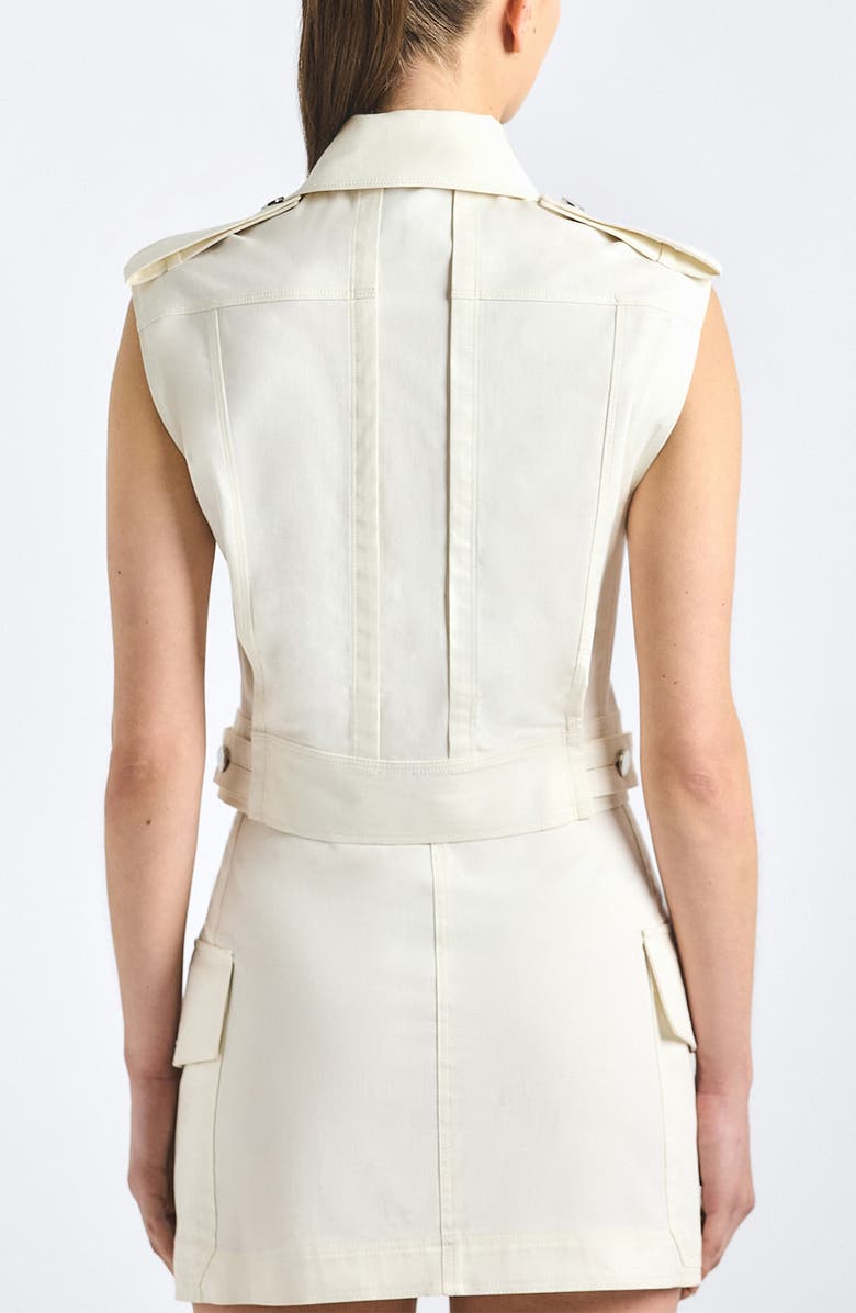 Derek Lam 10 Crosby Illiana Stretch Cotton Blend Utility Vest, Alternate, color, 