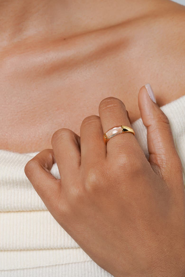 Split Ring, Alternate, color, Gold