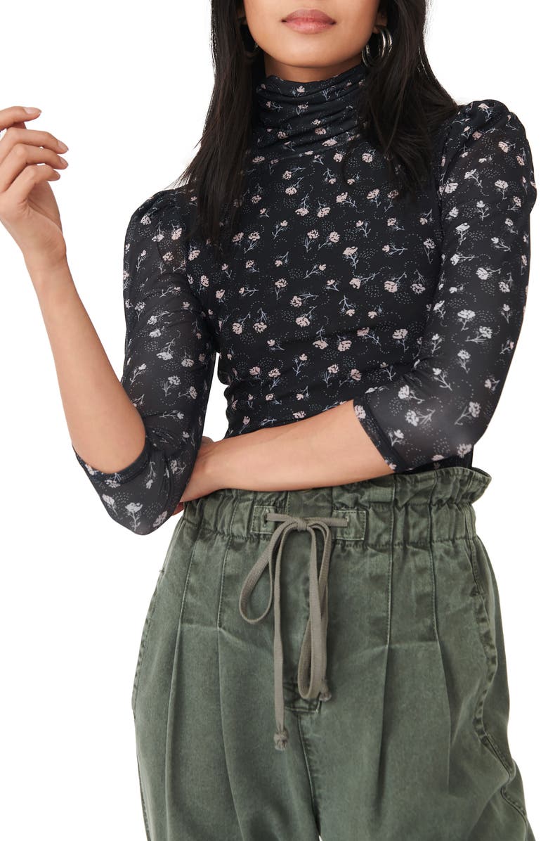 Free People Gather Print Turtleneck, Main, color,