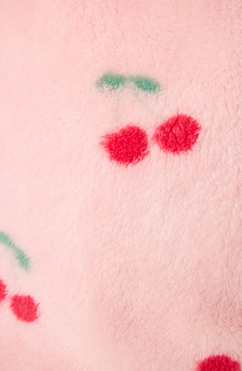 PJ Salvage Cheery Print Hooded Robe, Alternate, color,