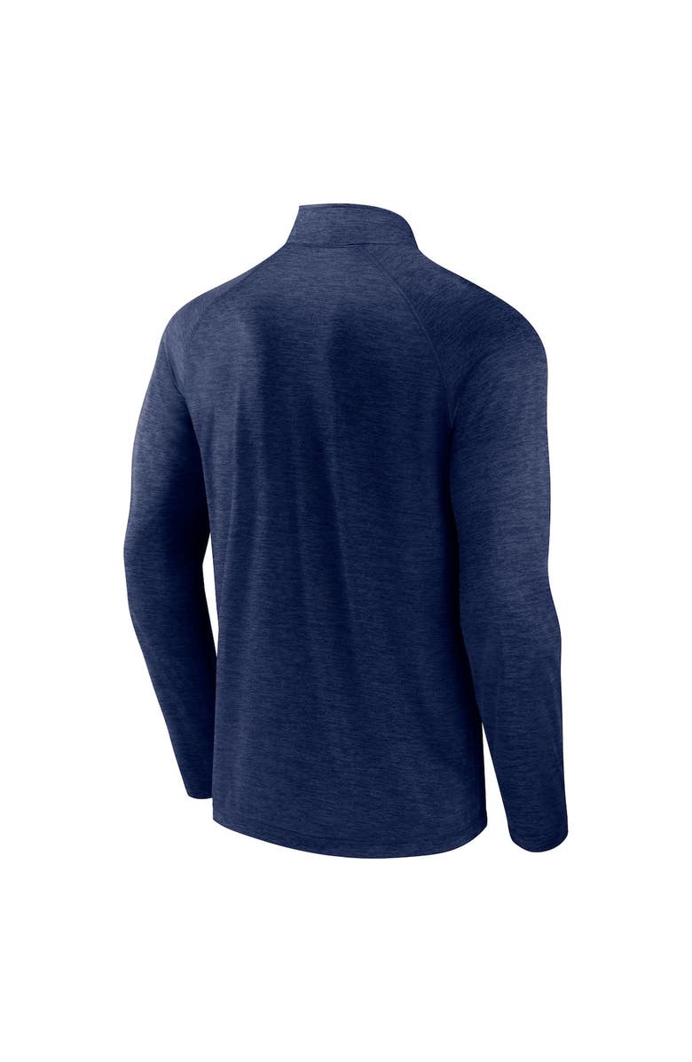 FANATICS Men's Fanatics Navy Houston Texans Head-to-Head Raglan Quarter-Zip Jacket, Alternate, color, Navy