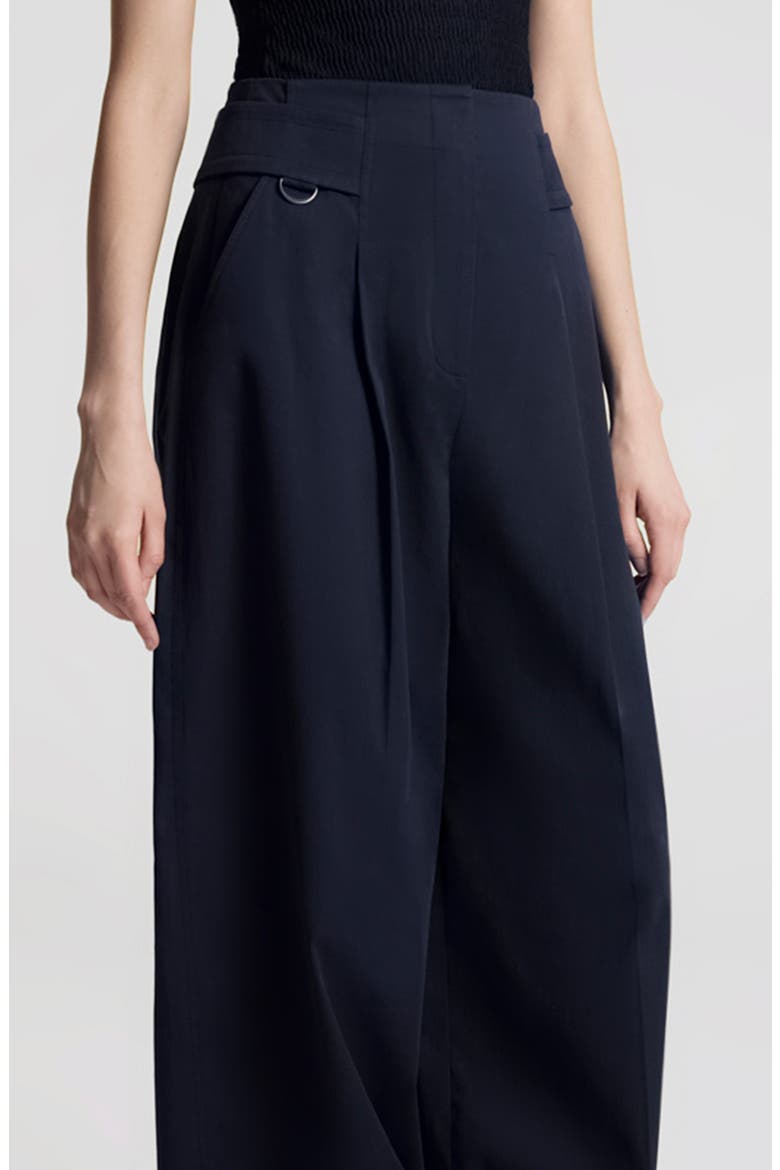 Elliot Hollywood Waist Stretch Cotton Pants, Alternate, color, EVENING BLUE