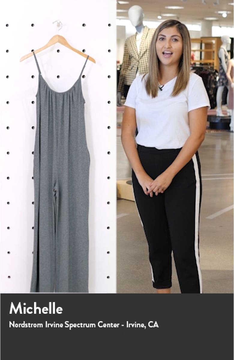 Sleeveless Wide Leg Jumpsuit, sales video thumbnail