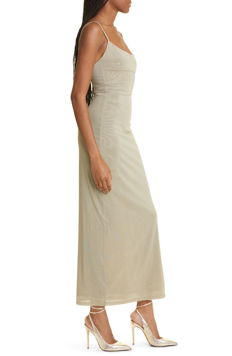 Miaou Thais Mixed Print Stretch Recycled Mesh Midi Dress, Alternate, color,