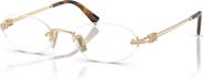 Miu Miu 53mm Oval optical glasses