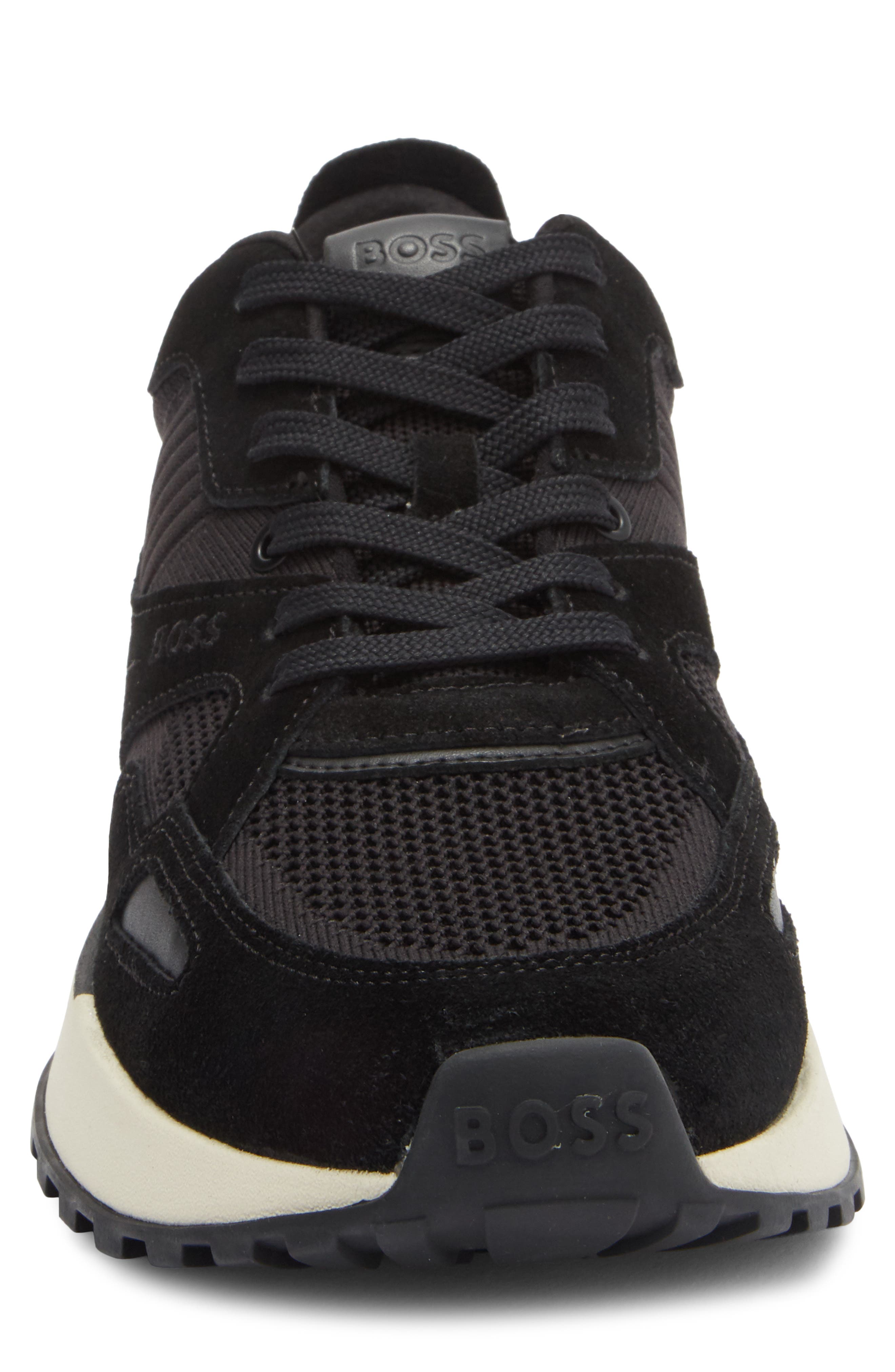 BOSS Jonah Runn Sneaker, Alternate, color, Black