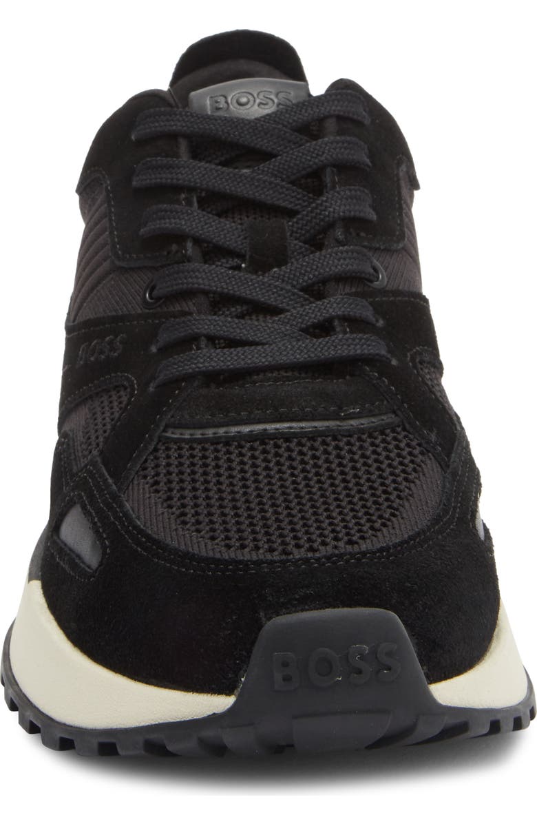 BOSS Jonah Runn Sneaker, Alternate, color, Black