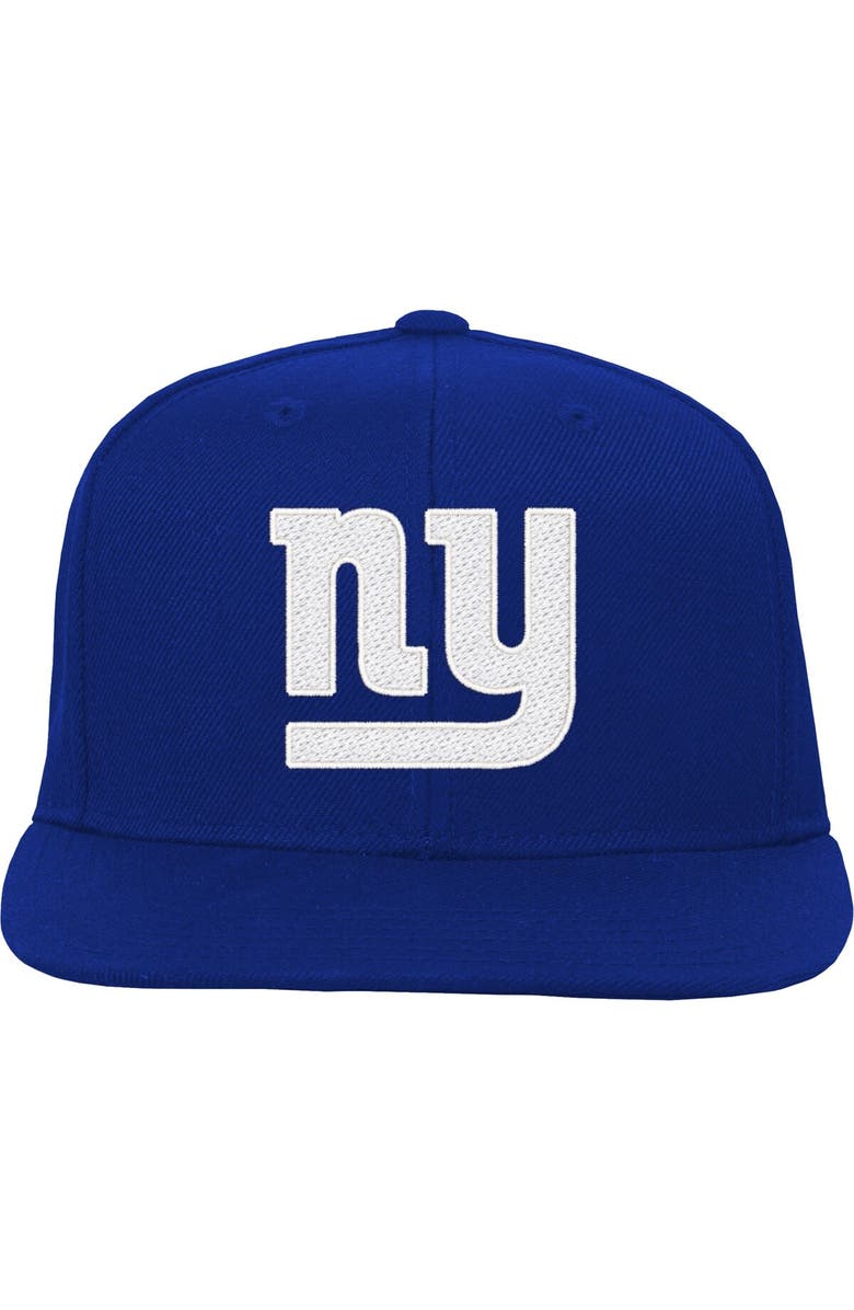 Mitchell & Ness Youth Mitchell & Ness Royal New York Giants Gridiron Classics Ground Snapback Hat, Alternate, color,
