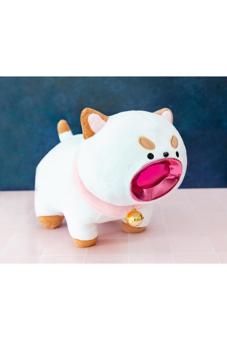 Bee and PuppyCat 16-Inch Collector Plush Toy | Laser Mouth PuppyCat, Alternate, color, White