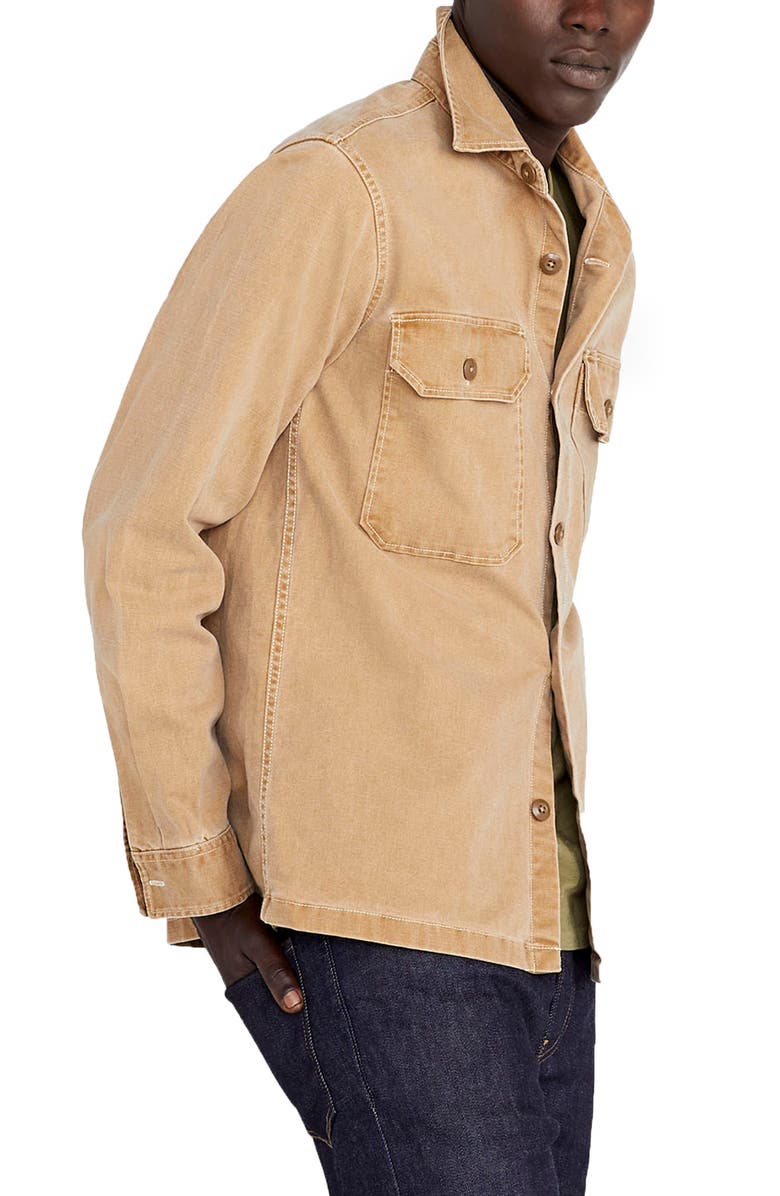 J.Crew Wallace & Barnes Stretch Duck Canvas Shirt Jacket, Alternate, color, 