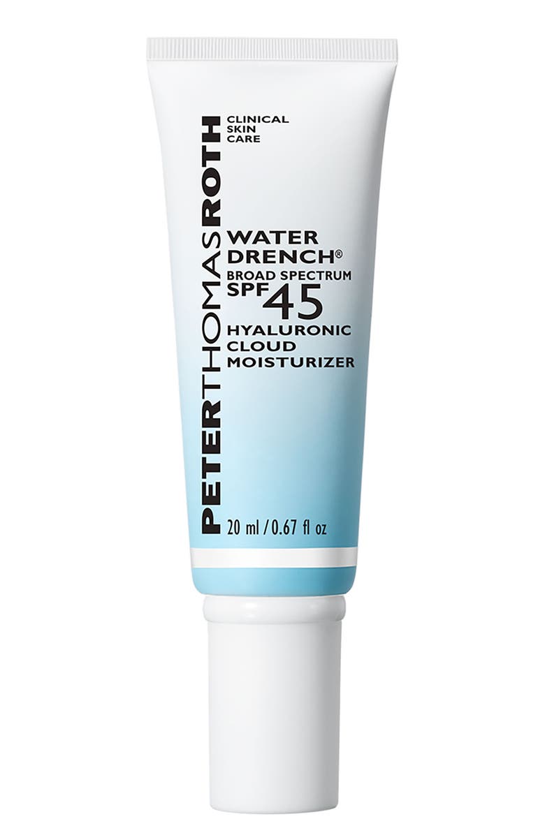 Peter Thomas Roth Water Drench<sup>®</sup> Broad Spectrum SPF 45 Hyaluronic Cloud Moisturizer, Main, color, Blue