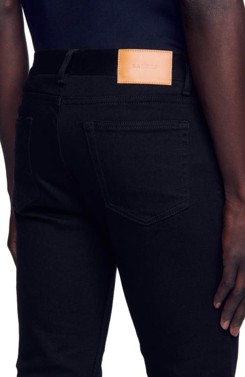 Sandro Slim-fit Jeans In Black