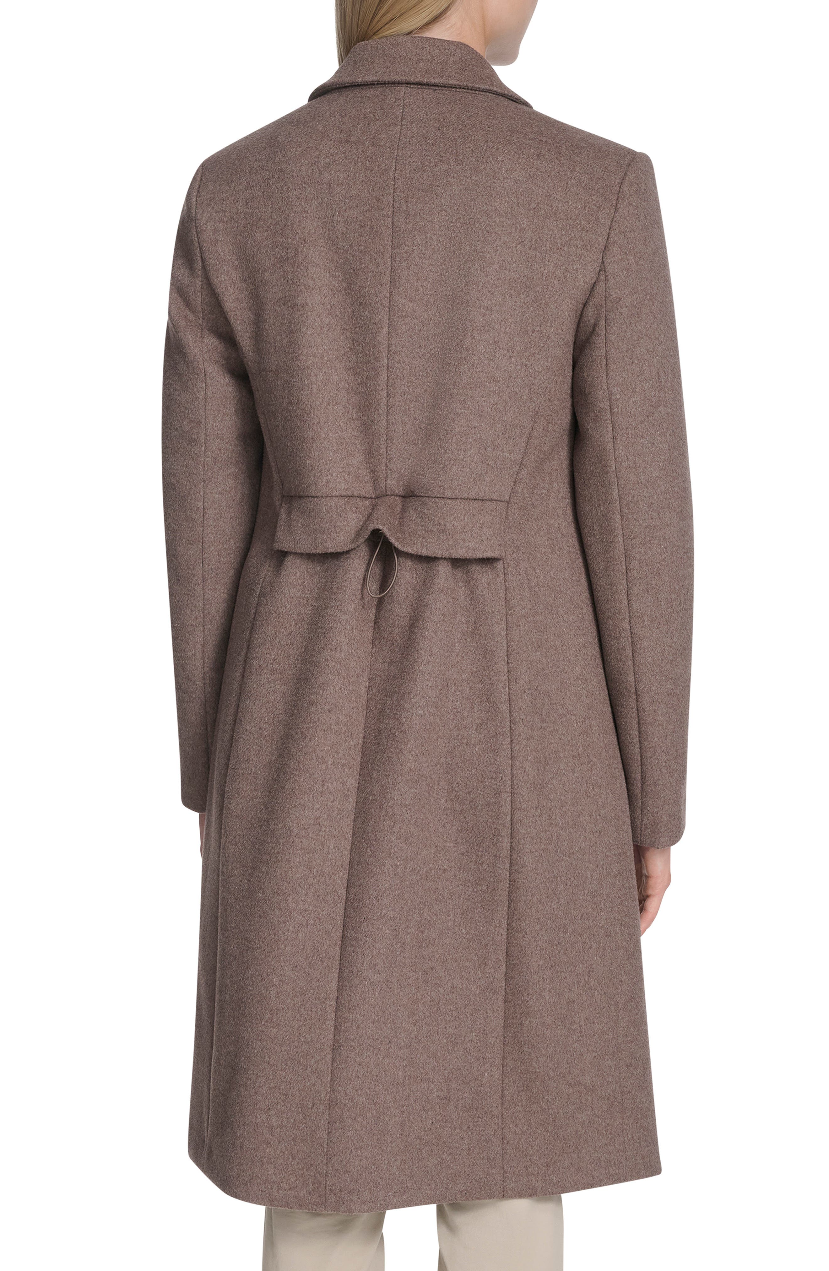 Slick Wool Blend Coat - image 4
