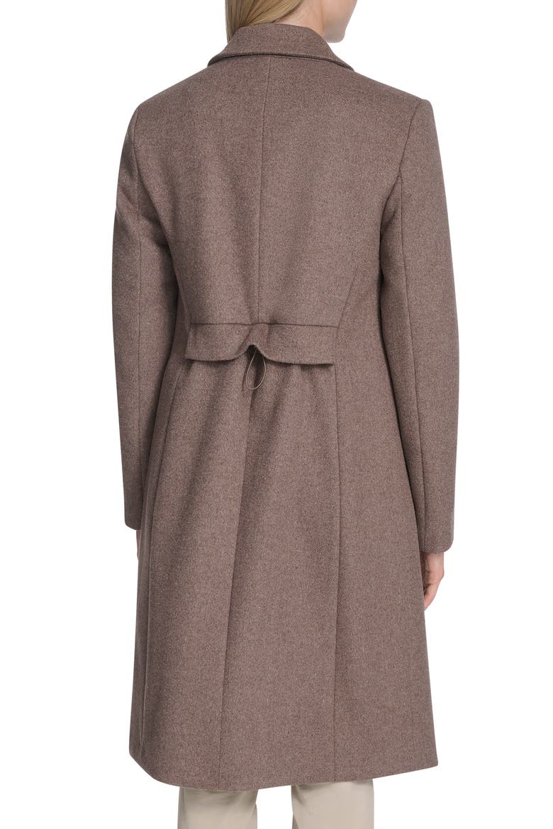 Slick Wool Blend Coat, Alternate, color, PORTABELLO