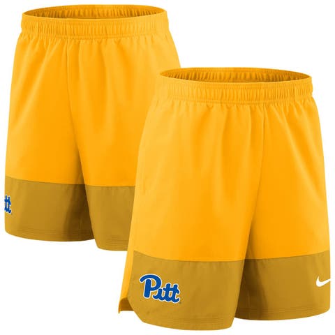 Men's Nike Gold Pitt Panthers 2025 Sideline Performance Shorts