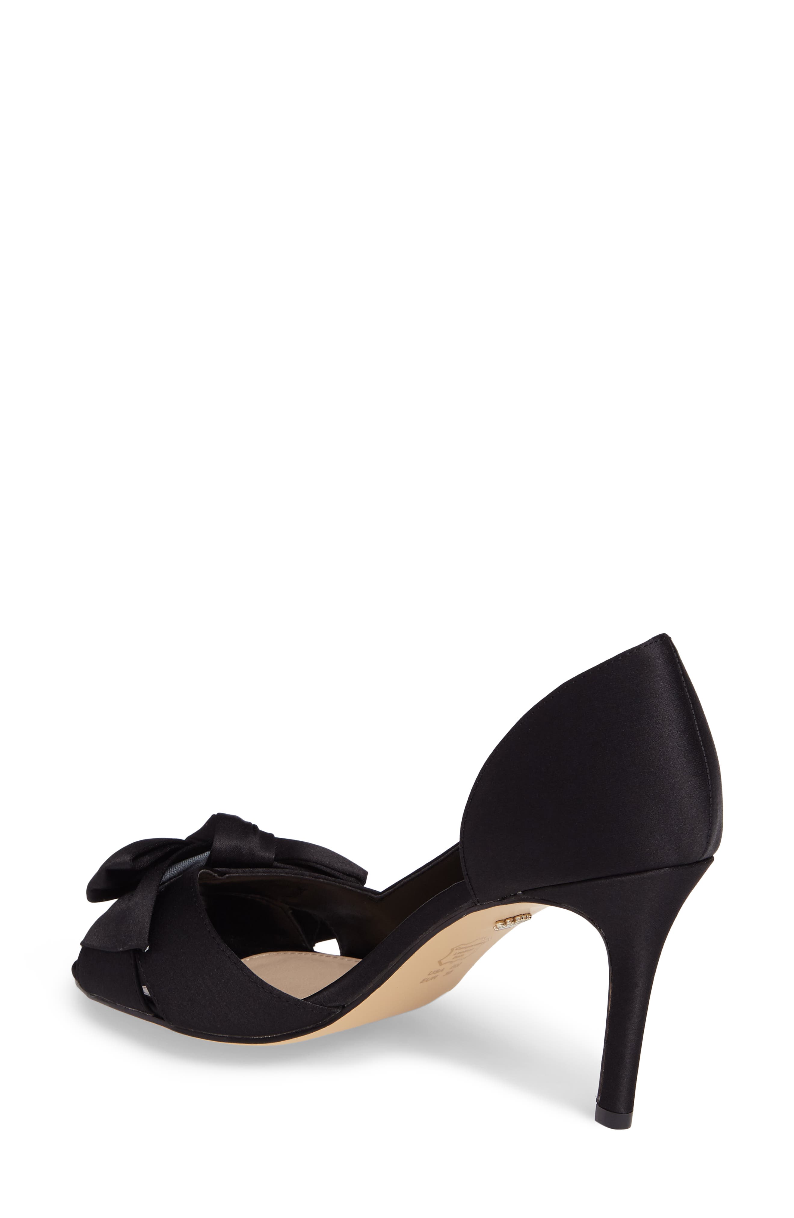 Nina 'Forbes' Peep Toe Pump, Alternate, color, 