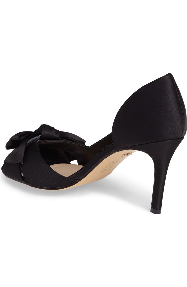 Nina 'Forbes' Peep Toe Pump, Alternate, color,