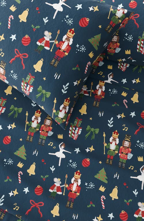 Woven & Weft Holiday Print Turkish Cotton Sheet Set