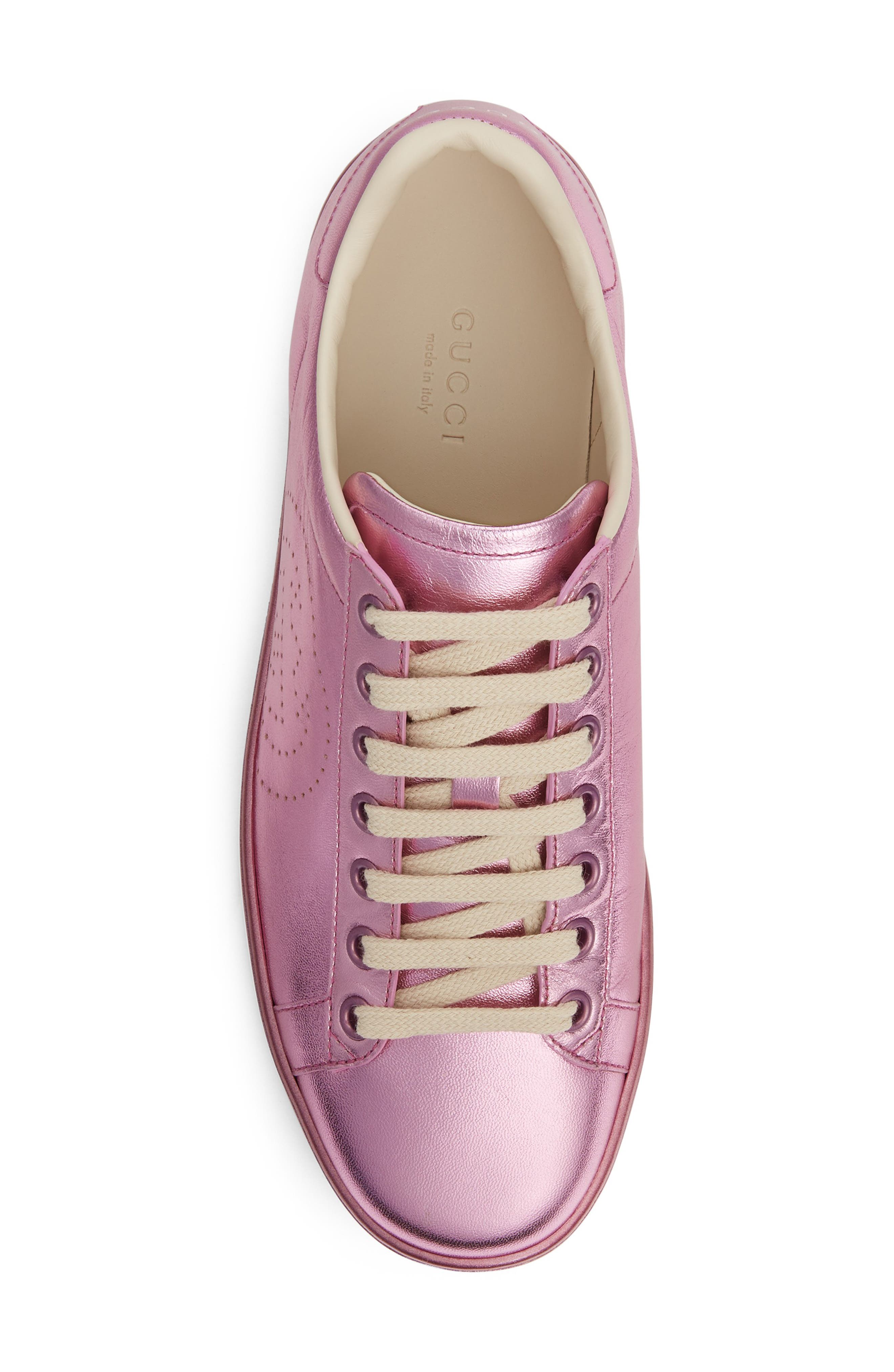 Gucci Ace Low Top Sneaker, Alternate, color, 